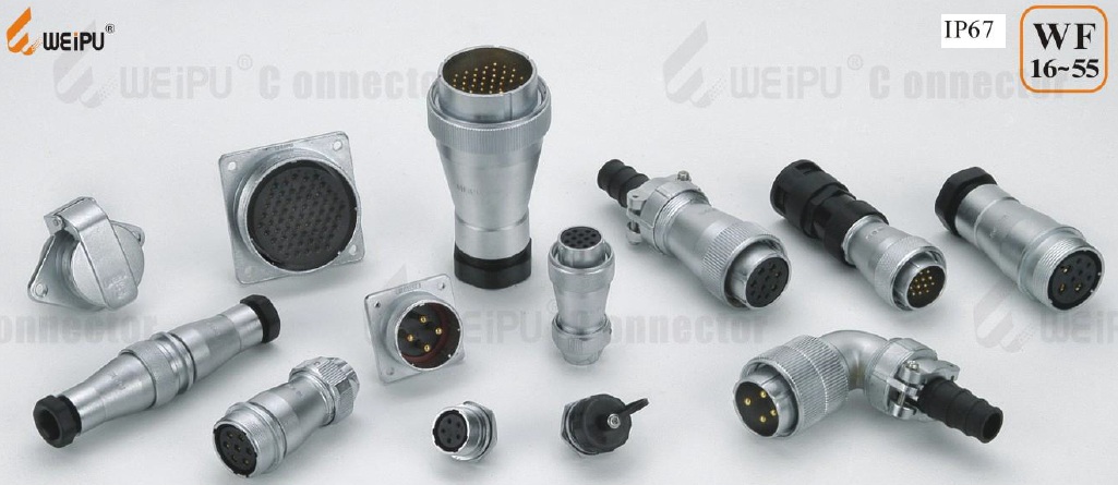 WF16-55 IP67 waterproof circular connector screw coupling (zinc plated chrom) 5A-150A 2-61pin.jpg